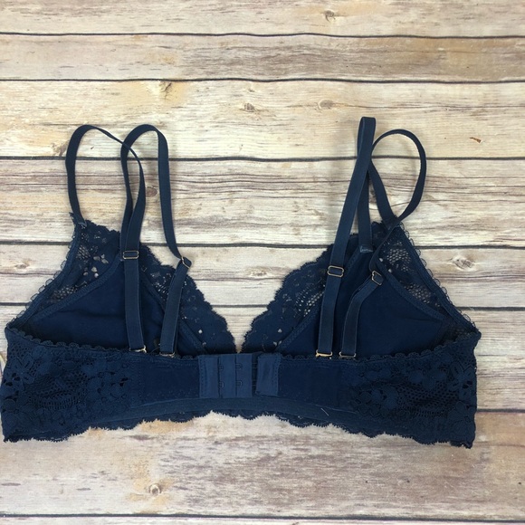 Sam Edelman Double Strap Lace Bralette, Size L - Picture 6 of 7